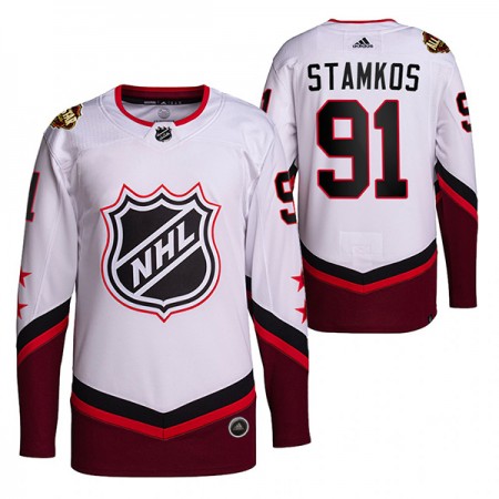 Tampa Bay Lightning Steven Stamkos 91 2022 NHL All-Star Wit Authentic Shirt - Mannen